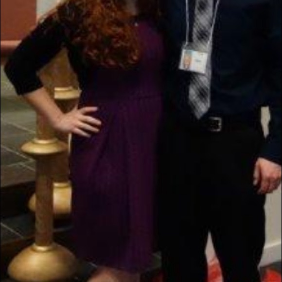 Purple lined dress - Picture 3 of 3